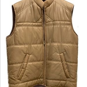 Tan Puffer Vest